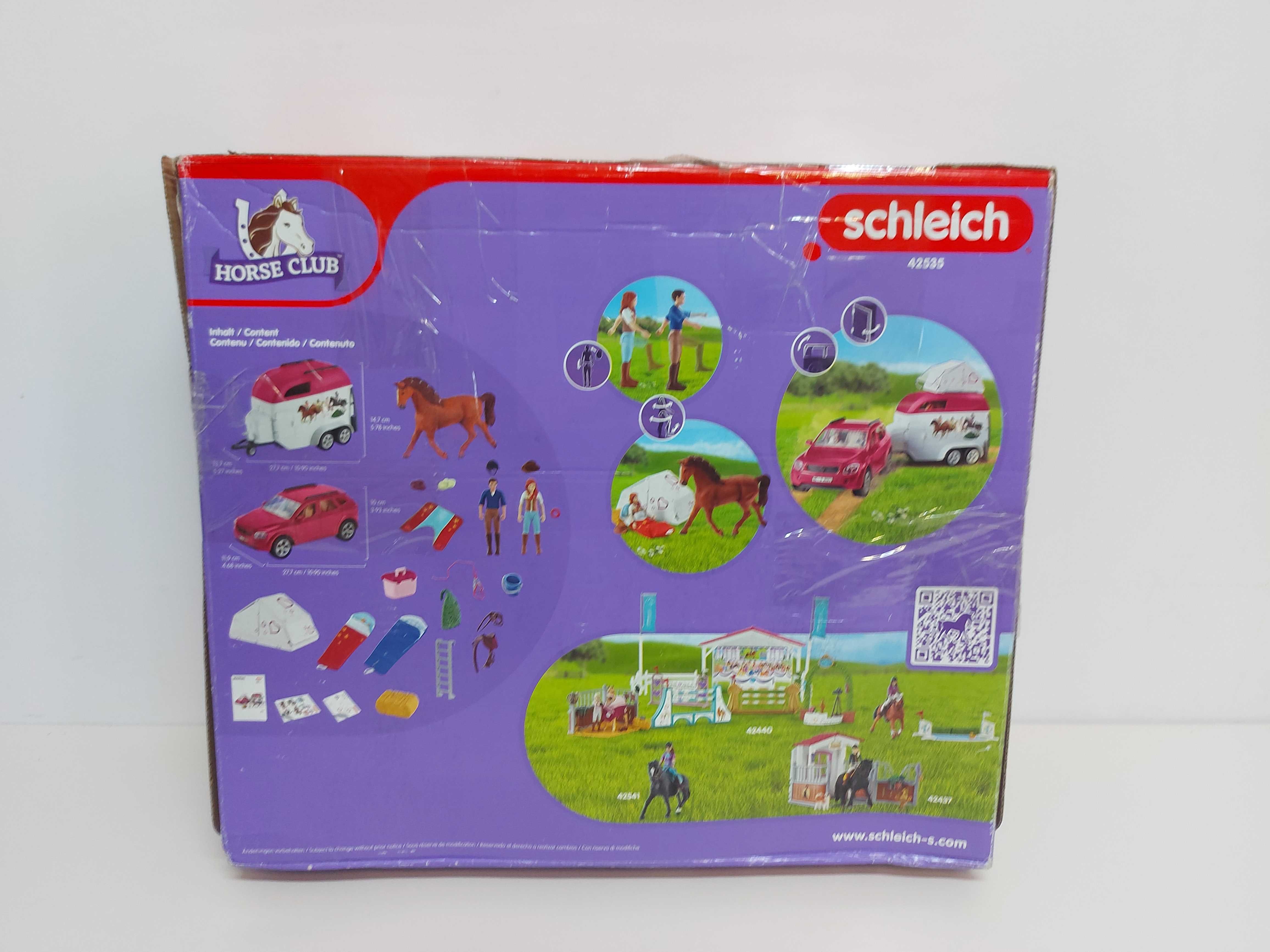Przygoda z samochodem i przyczepą Schleich 42535  S14
