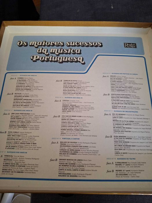Discos de vinil - Musica Portuguesa