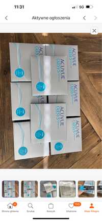 Soczewki Acuvue Oasys HydraLuxe 1 day -9.00