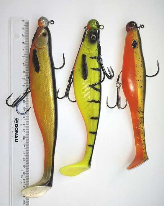 Duże przynęty gumowe Westin i Quantum z dozbrojkami