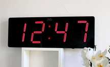 Zegar JVD ścienny LED duży 51 cm