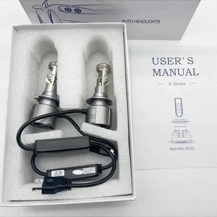 A80 LED  H7 H8 H9 H11 80Вт 12-24v мини линзы міні лінзи. Комплект