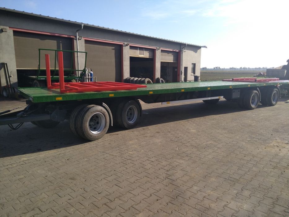 Przyczepa 4 osiowa platforma do bel 3 osiowa