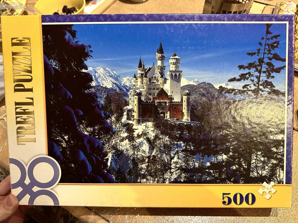 Puzzle Trefl 500 części puzzli zamek Neuschwanstein