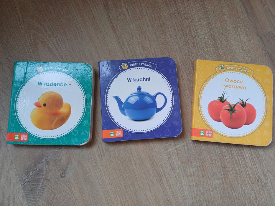 zestaw książeczek Montessori