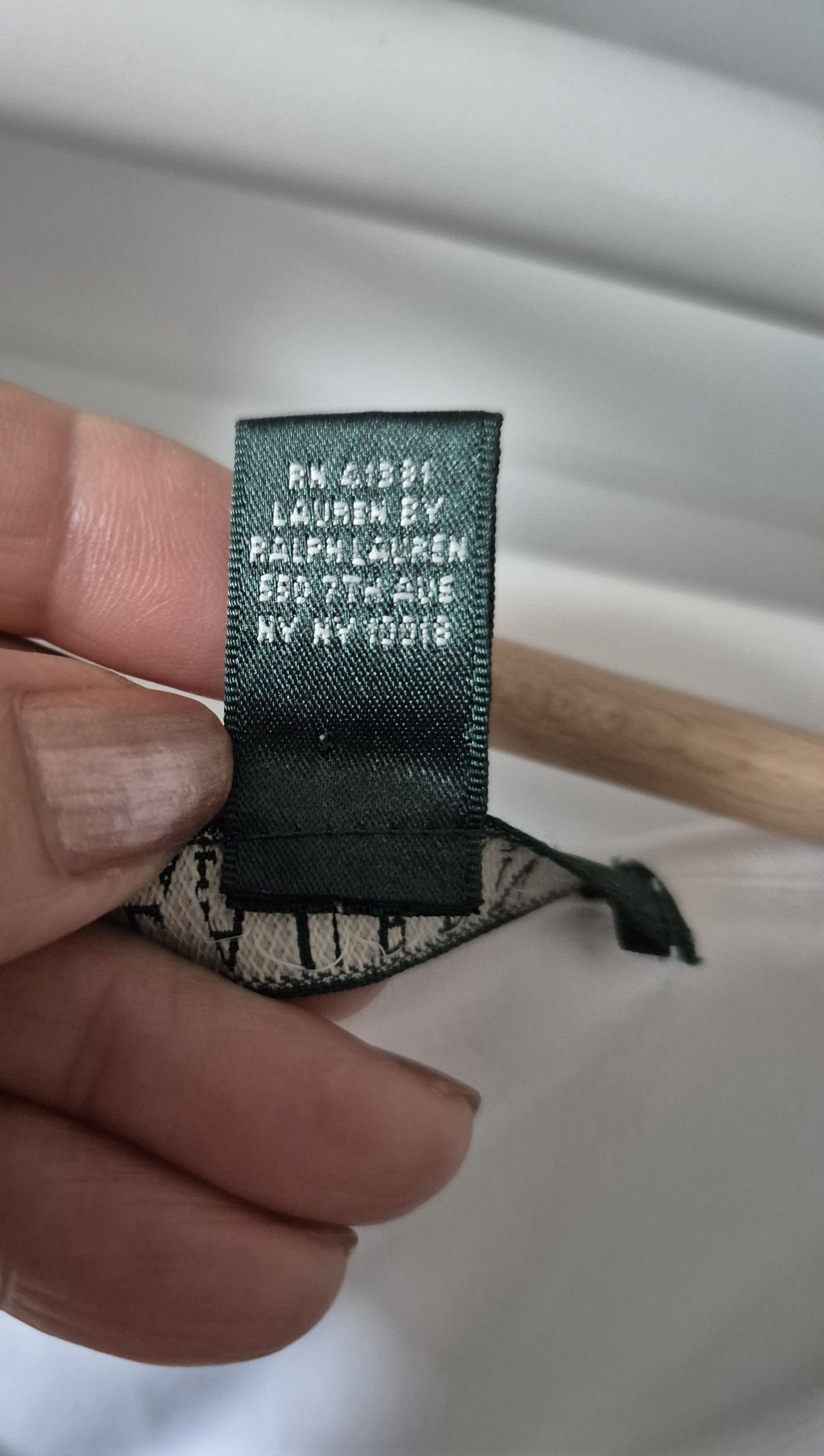 Bluzka Ralph Lauren  R.L biała