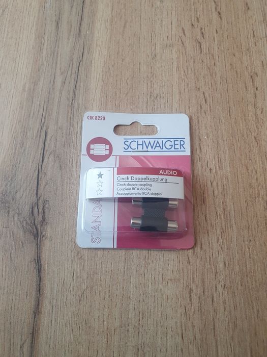 Podwójne złącze cinch Schwaiger
