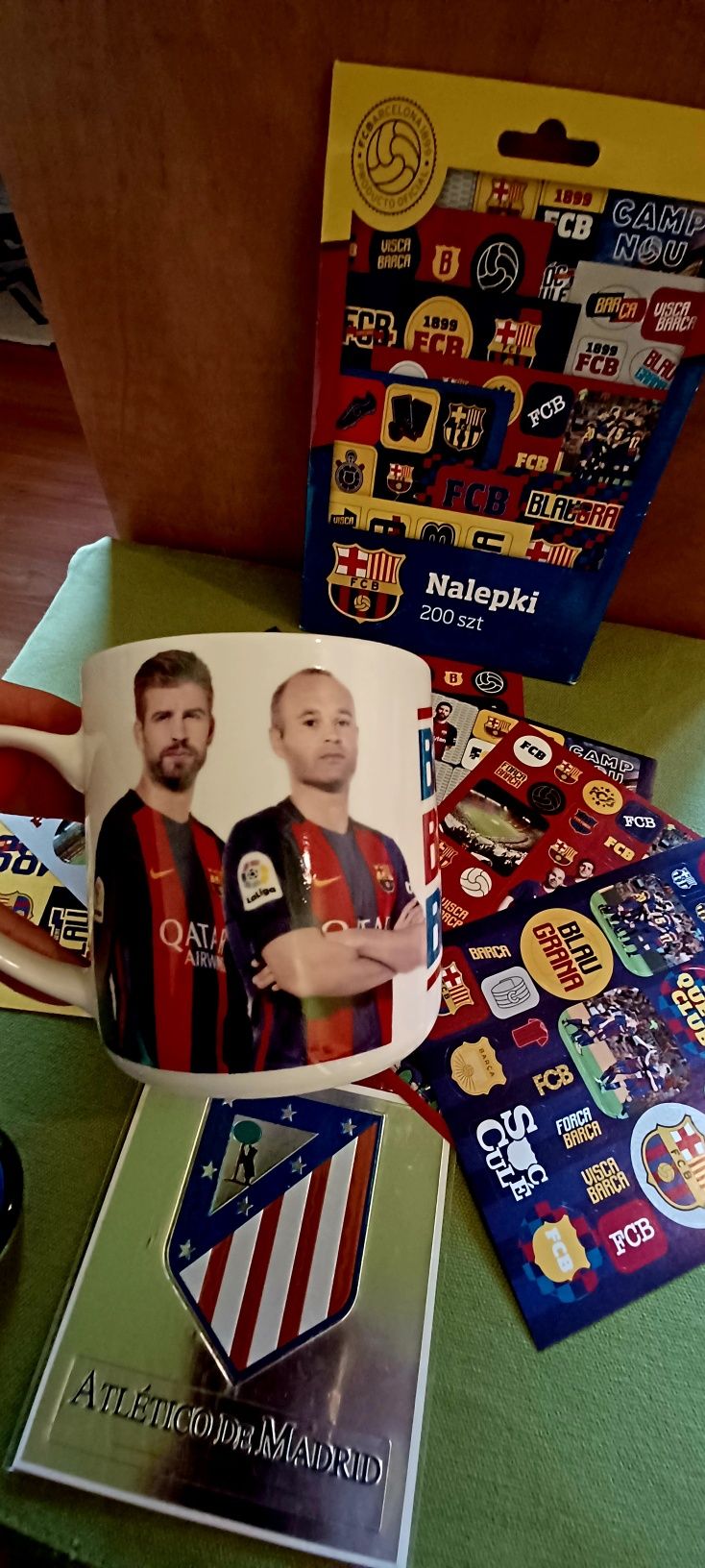 Kubek, magnes, naklejki FC Barcelona