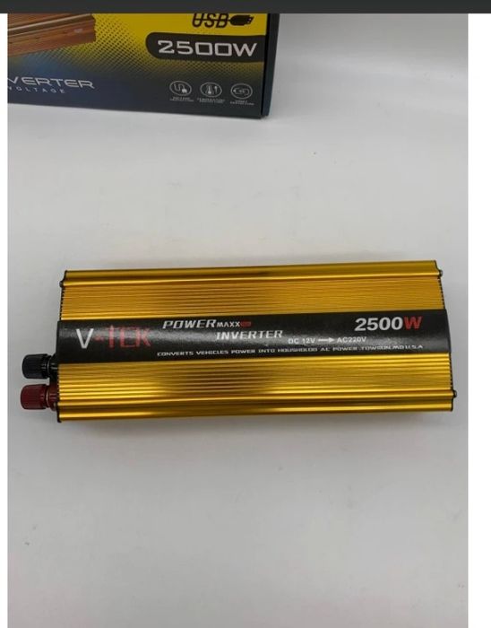 Інвертор,перетворювач напруги V-tek 2500 W 12-120V