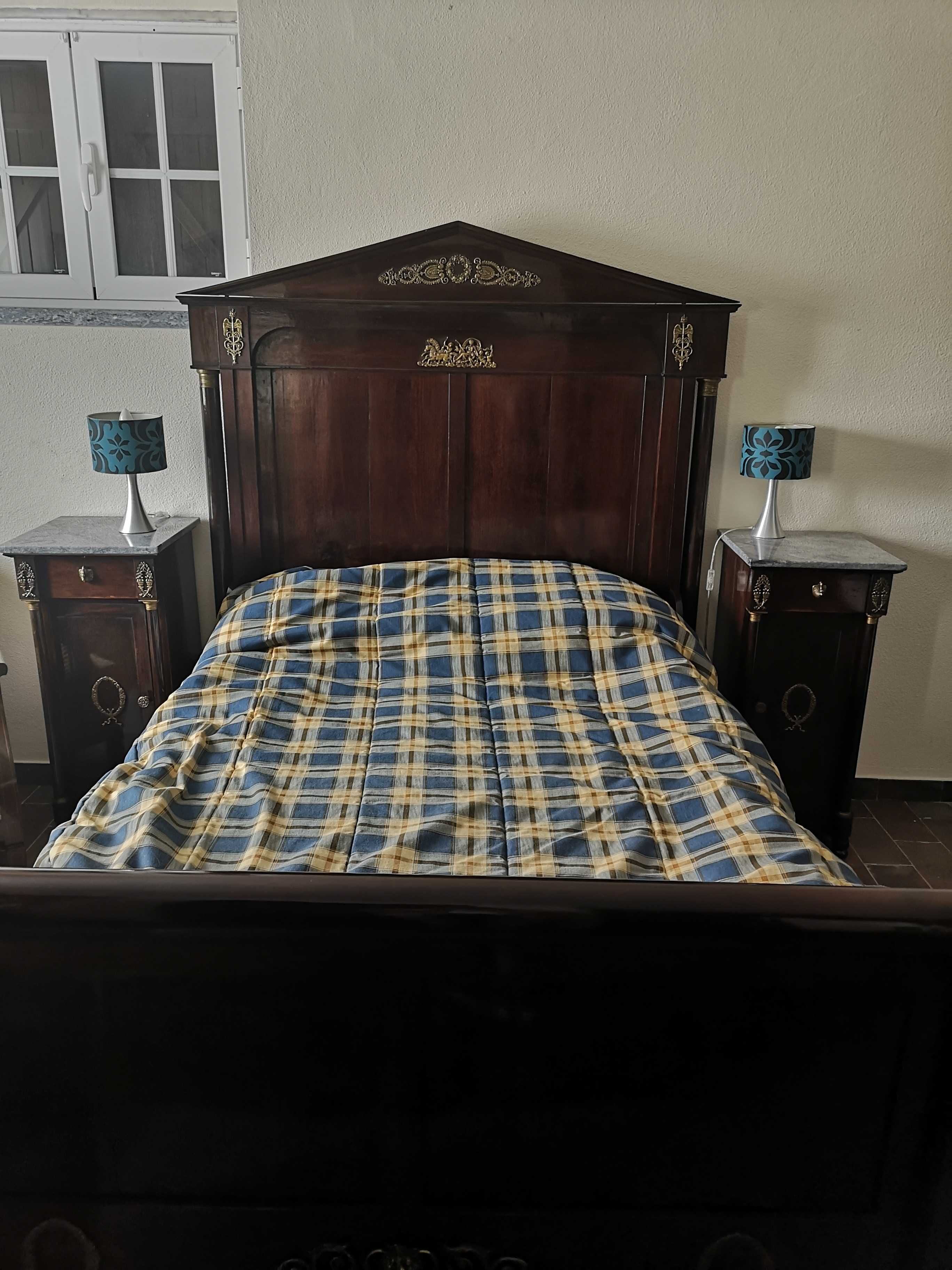 Mobília de quarto completa vintage estilo Império