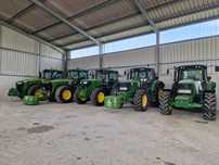 Wynajem ciągnika rolniczego John Deere 150-400KM  WOM, TUZ i inne