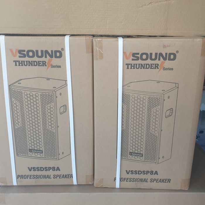 2 colunas 8" DSP  novas em caixa ainda seladas linha profissional Vsou