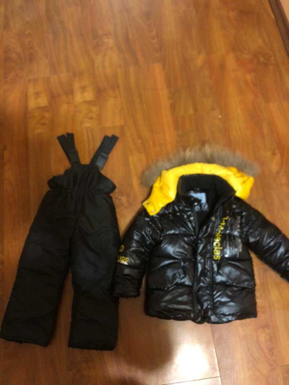 Зимовий дитячий костюм (куртка та комбінезон)