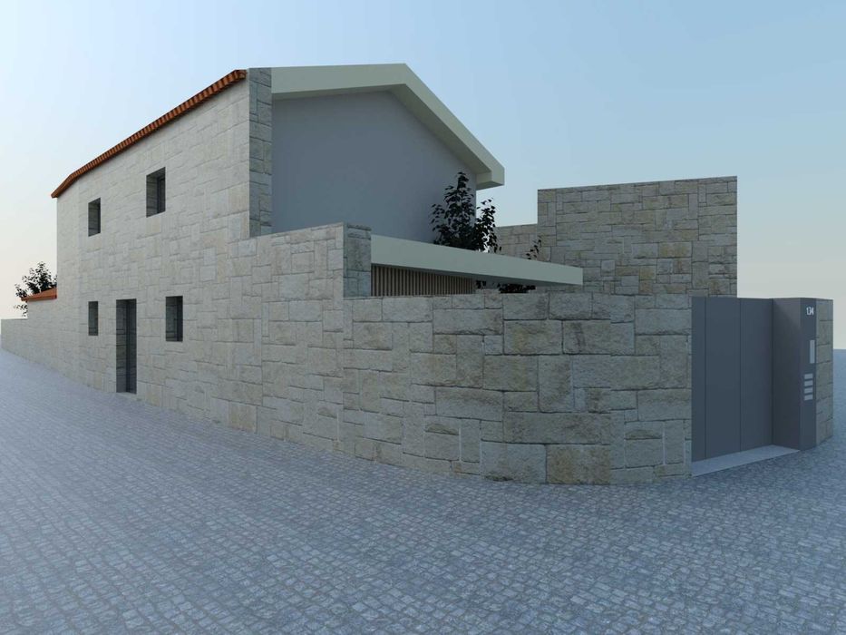 Moradia T3 com terreno em Couto Barcelos