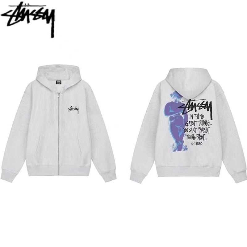 Stussy zip hoodie