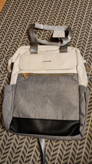 Plecak Lovevook kremowo szary