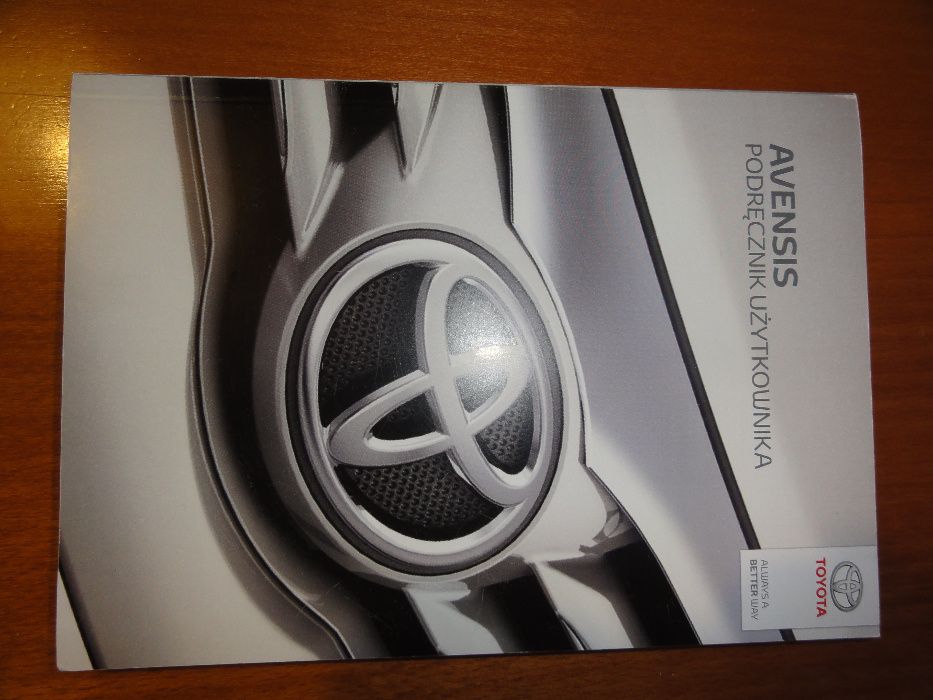Toyota książki i instrukcje obsługi różne modele