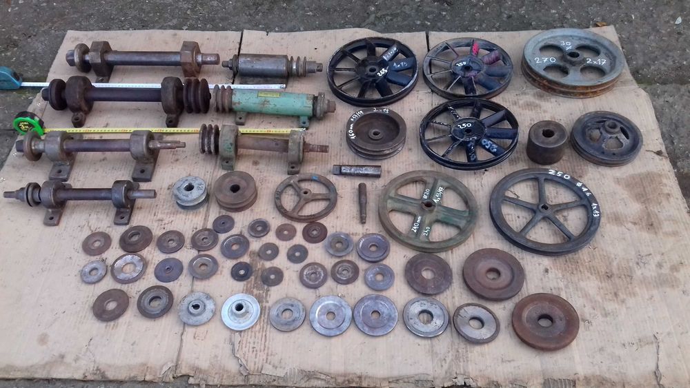 Koło pasowe 270mm fi 30mm paski 2x17mm np. do rębaka