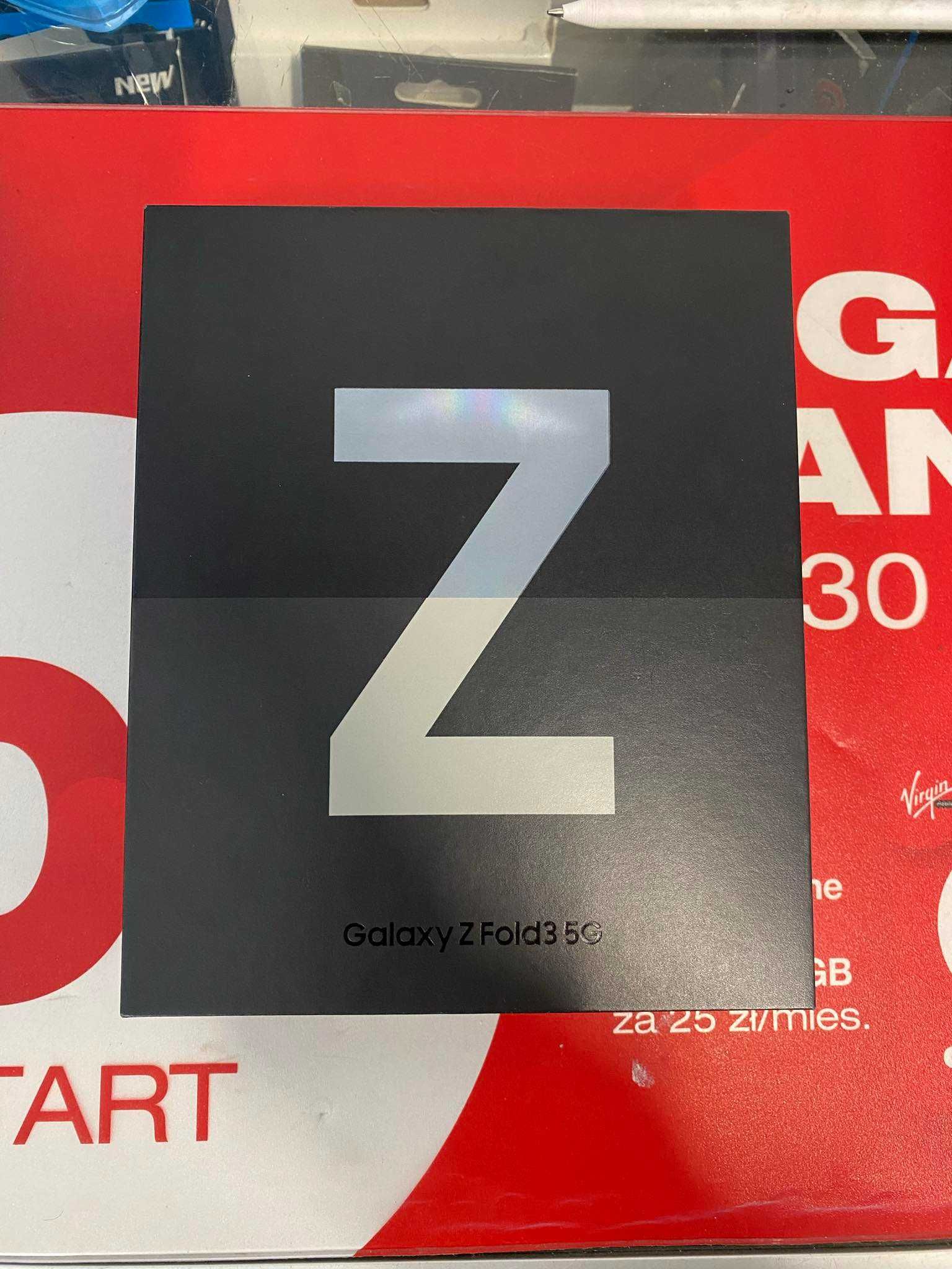 Samsung Galaxy Z Fold3 5G 12/256GB Srebrny/Idealny/Gwarancja/Sklep
