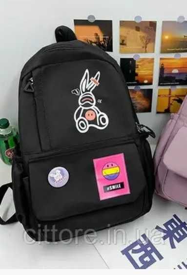 Новый красивый школьный рюкзак школьный портфель черный