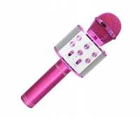 Mikrofon karaoke FOREVER BMS-300 Różowy Złoty Czarny NOWE