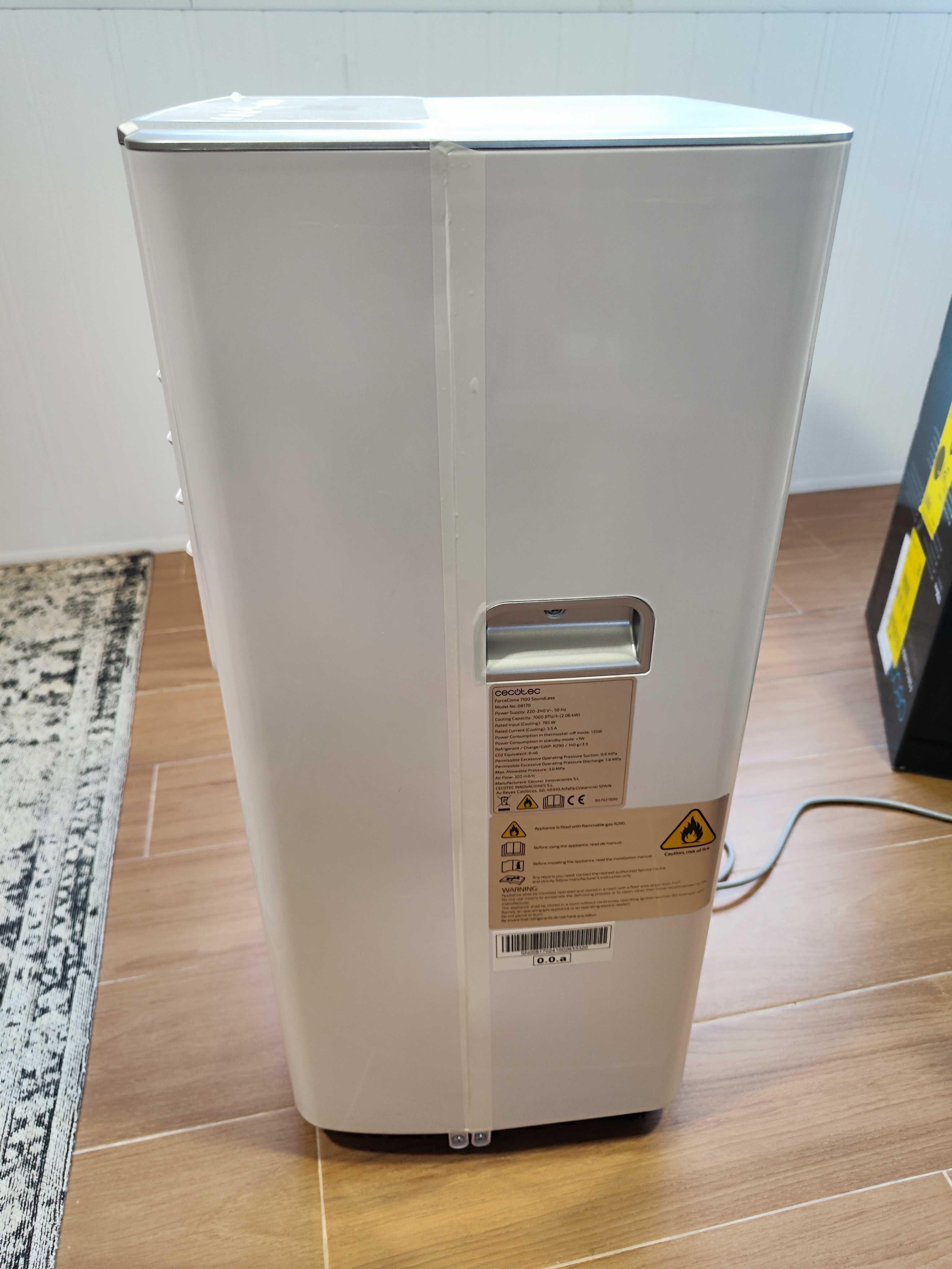 CECOTEC Ar Condicionado Portátil 7000BTU ForceClima 7100 Soundless