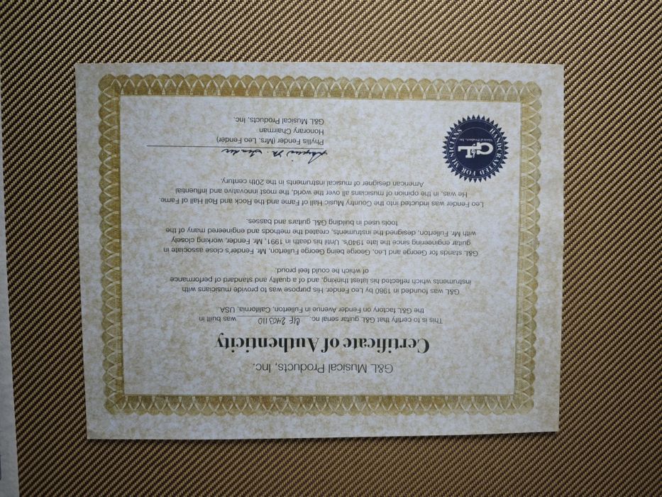 Guitarra G&L Fullerton Deluxe Legacy