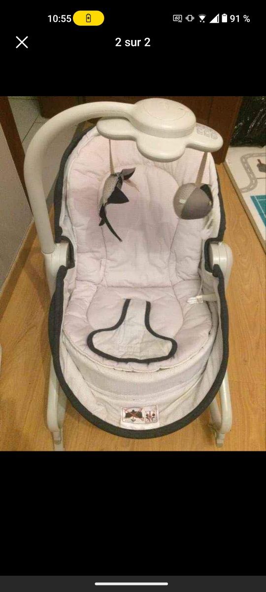 Leżaczek/bujaczek Tiny Love Rocket Napper 3 w 1