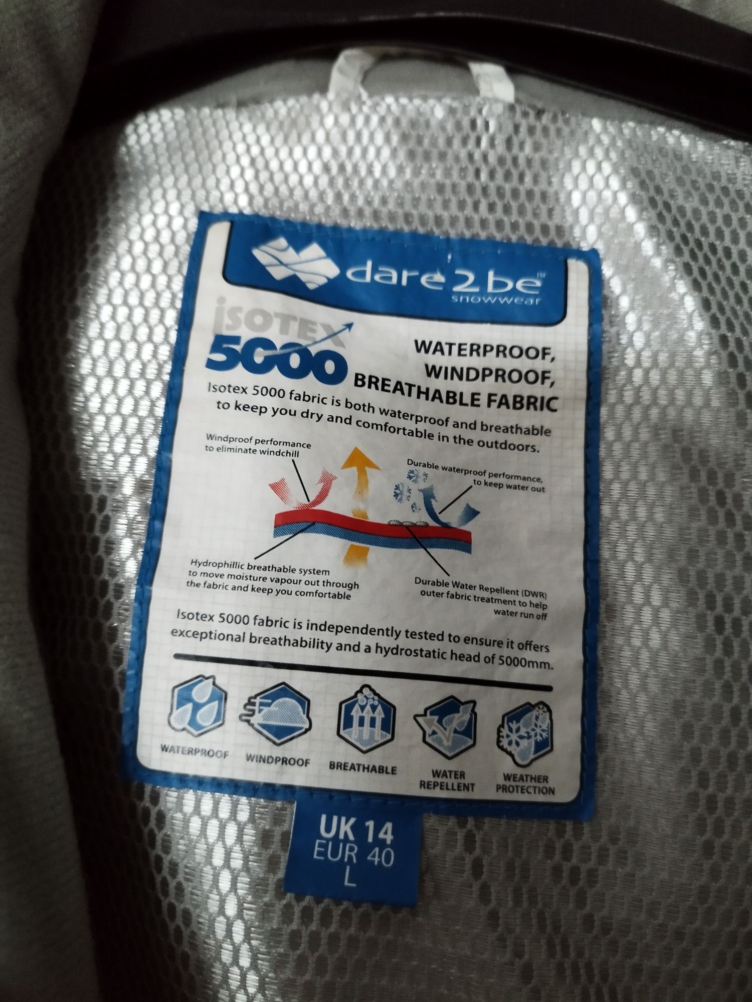 Kurtka narciarska damska Isotex 5000