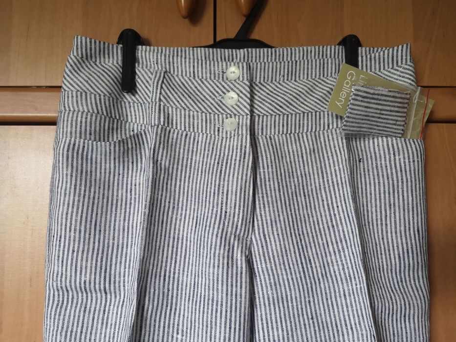 Літні жіночі брюки 100% льон р. S