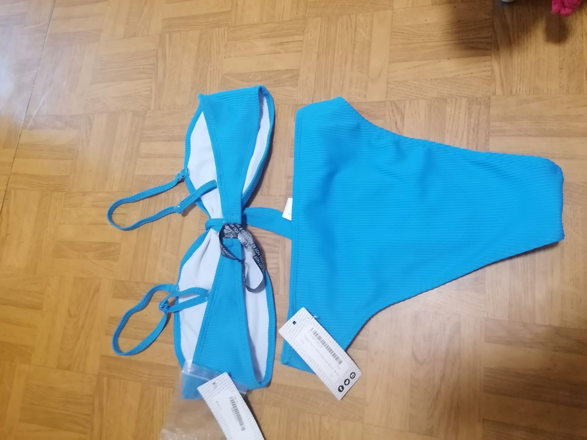 Kostium kąpielowy damski bikini L/XL Prążek