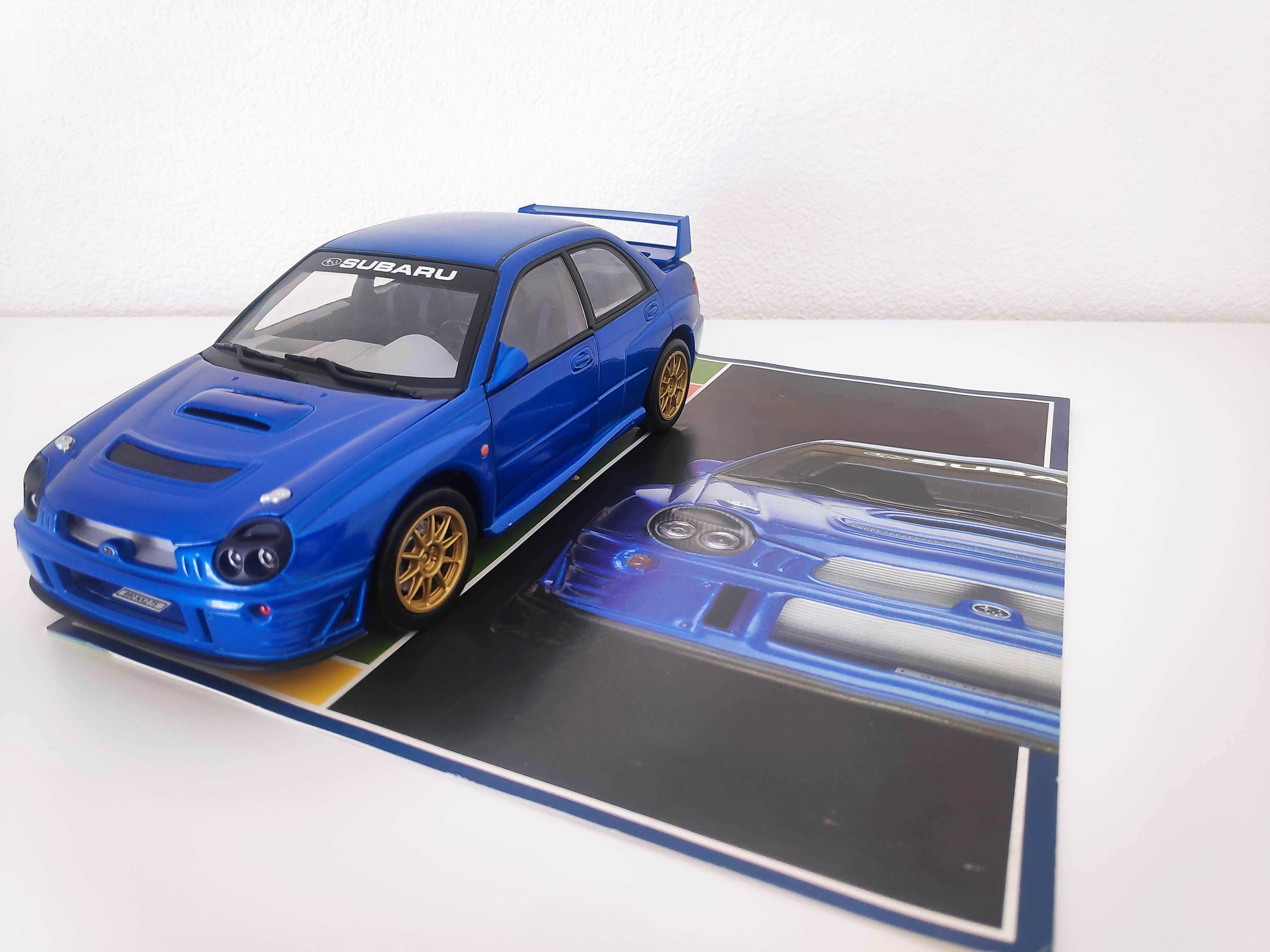 subaru impreza a escala 1:18