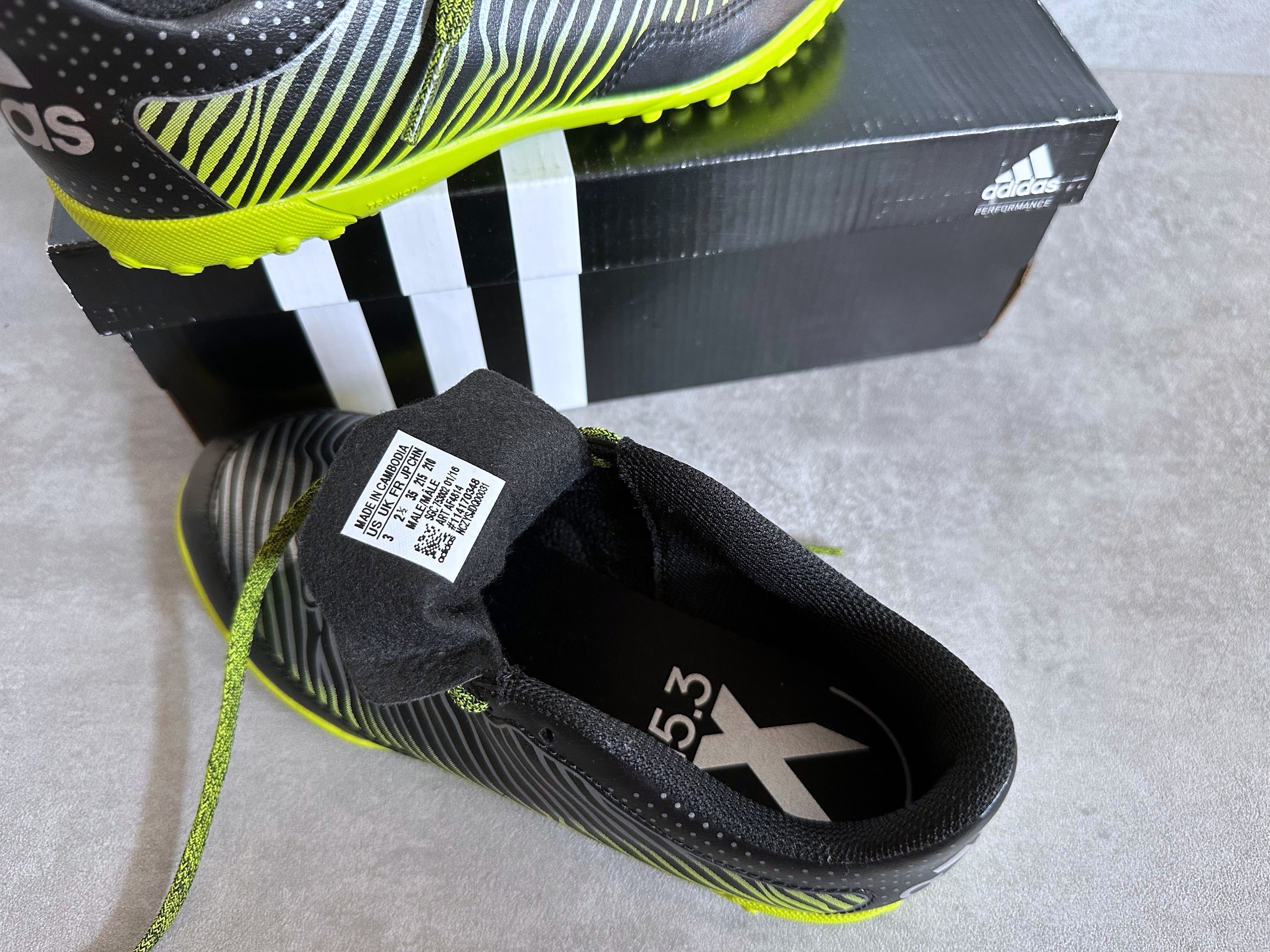 Buty piłkarskie Adidas X 15.3 Cage J turfy rozm. 35