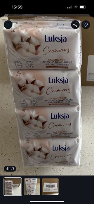 Mydło Luksja kremowe 100g