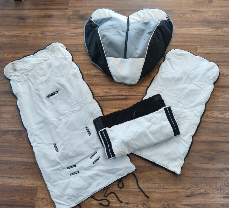 Wózek spacerowy, spacerówka Camarelo elf + śpiwór, mufka