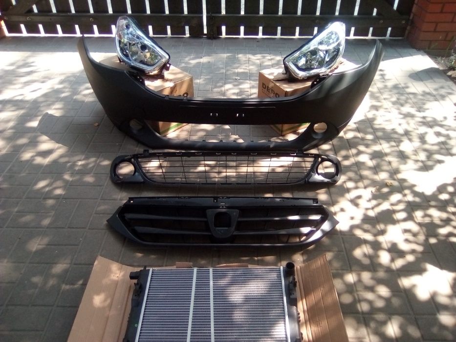 DACIA LODGY grill kratka środkowa góra + dół