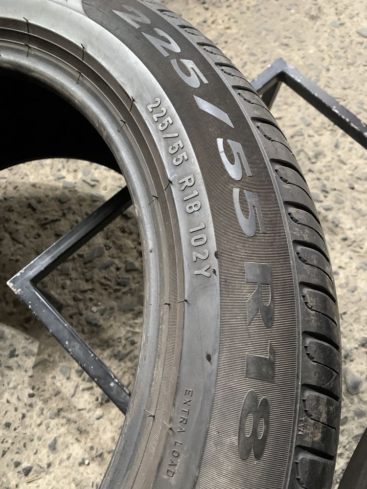 (4шт) 225/55R18 Pirelli Cinturato P7 (2022 рік) літні шини