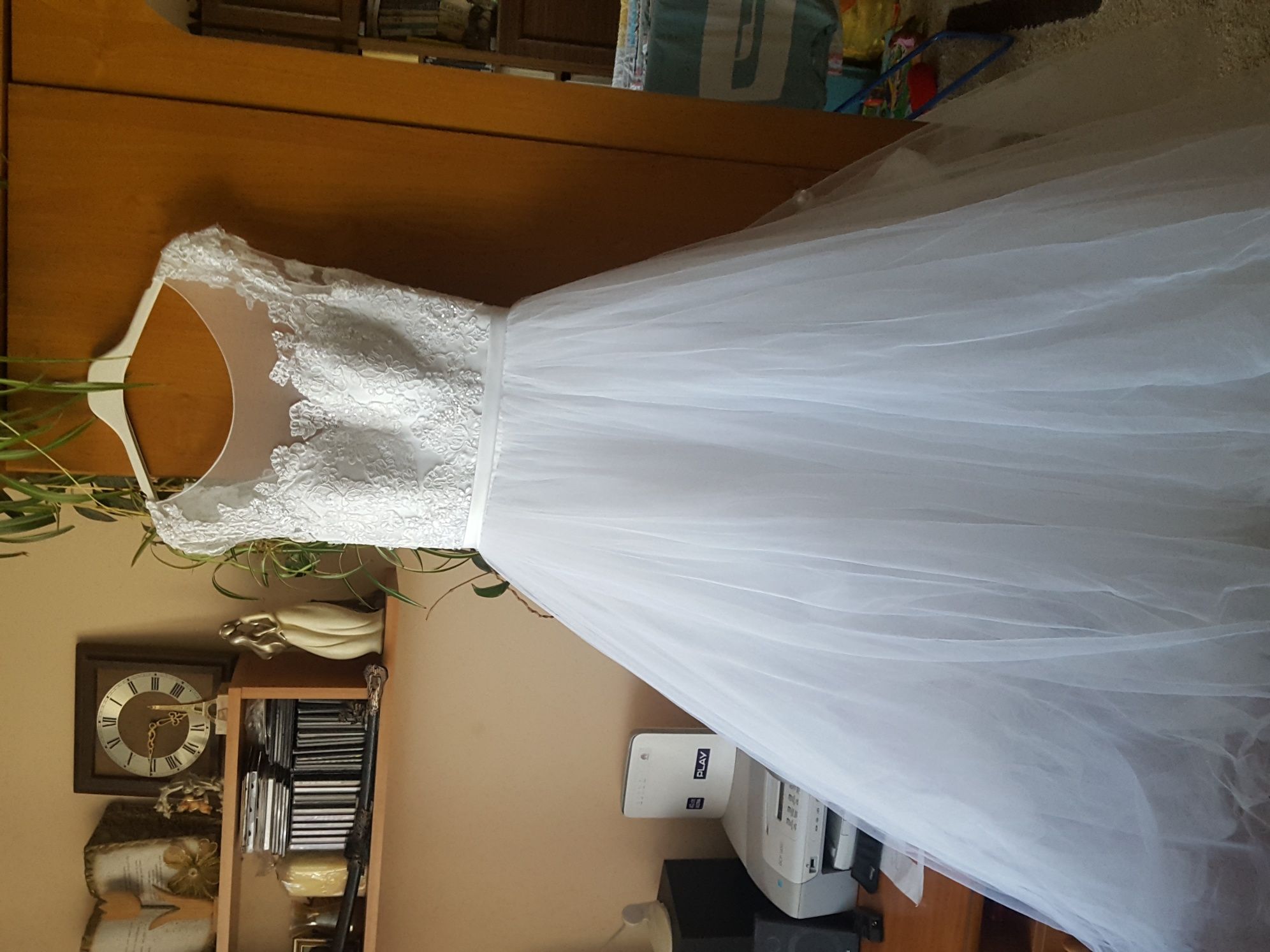 Biała Suknia ślubna r36