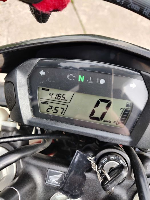 Honda CRF250M supermoto / zamiana