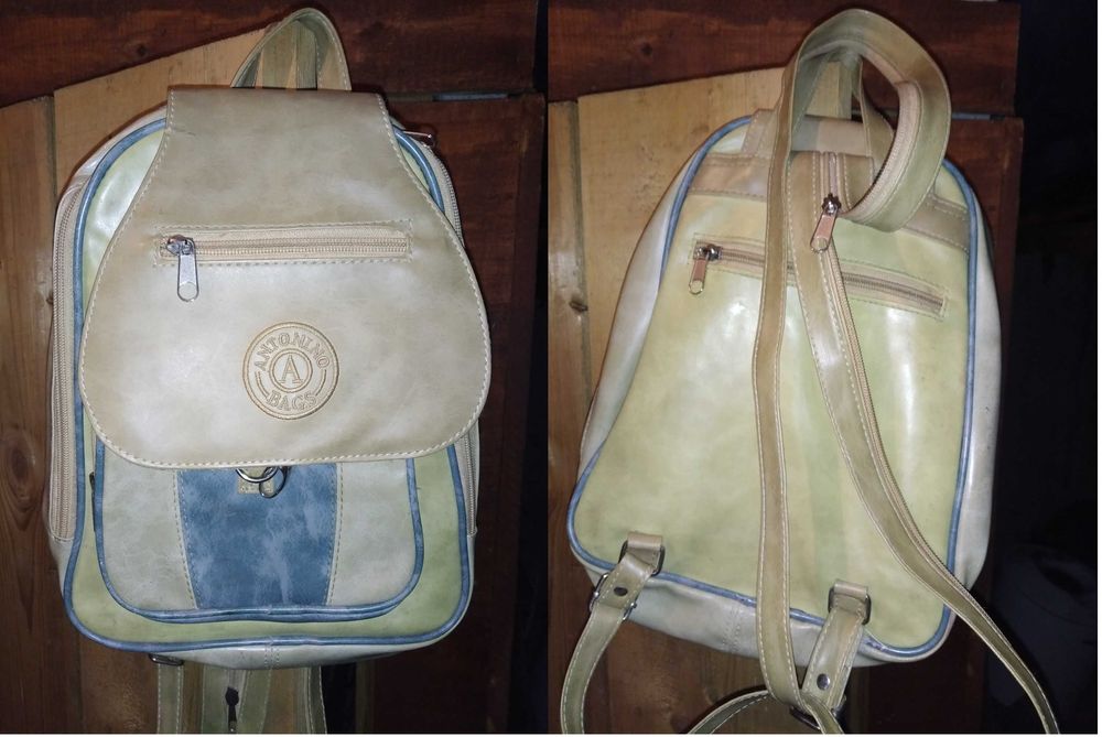 сумка-рюкзак на лямках-веревках