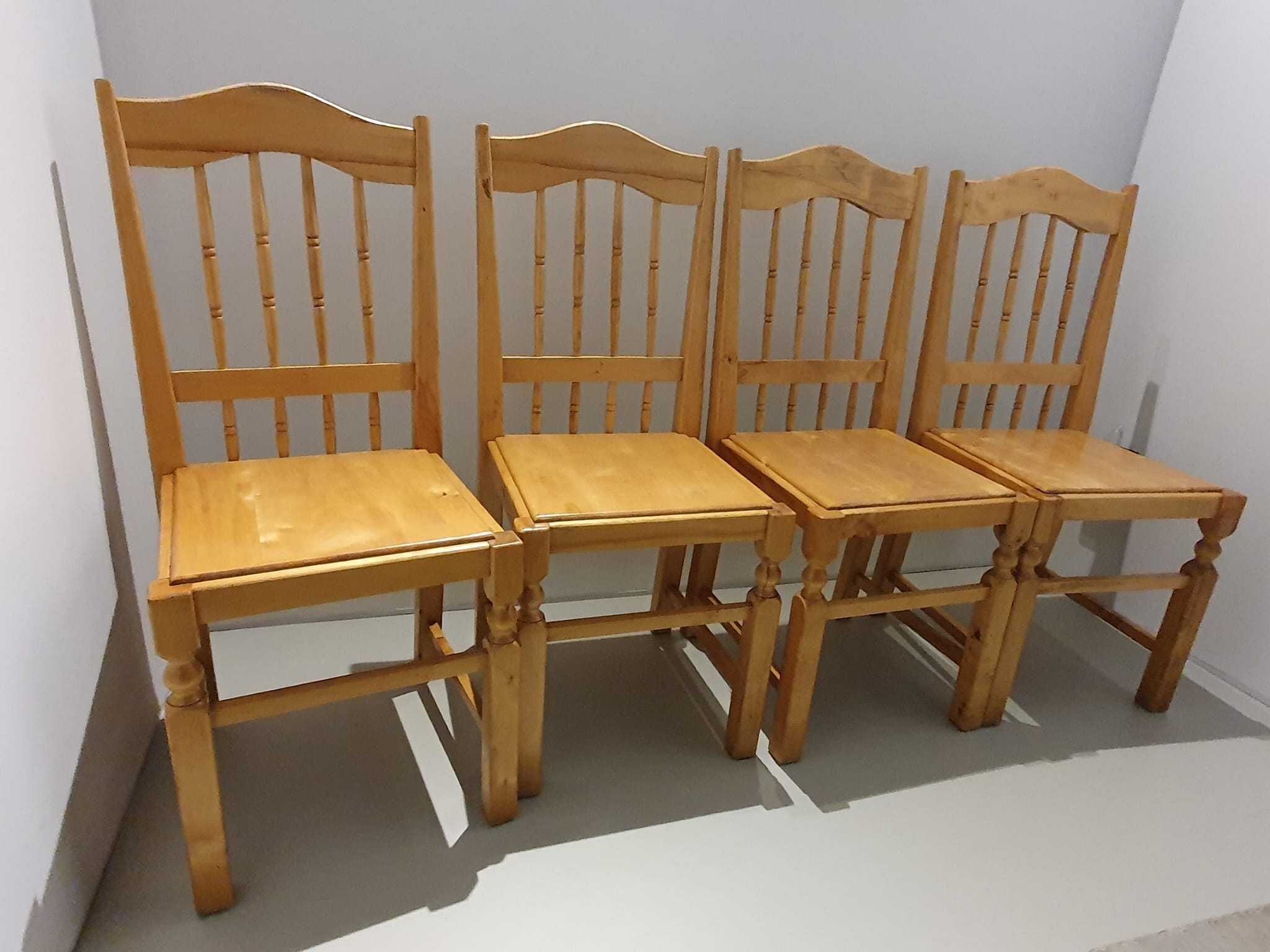 krzesła drewniane, 4szt