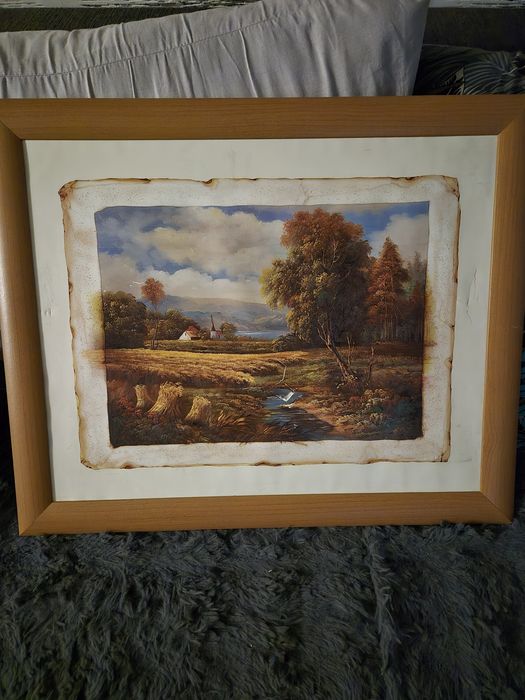 Obraz plakat w ramie duży