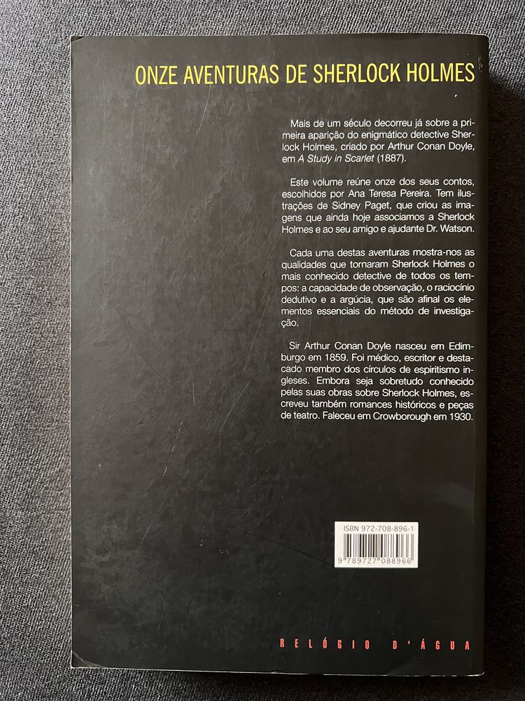 “Onze Aventuras de Sherlock Holmes” (portes incluídos)