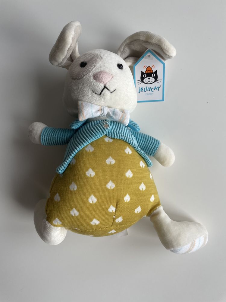 Jellycat maskotka pluszak przytulanka kremowy królik Lewis 19 cm