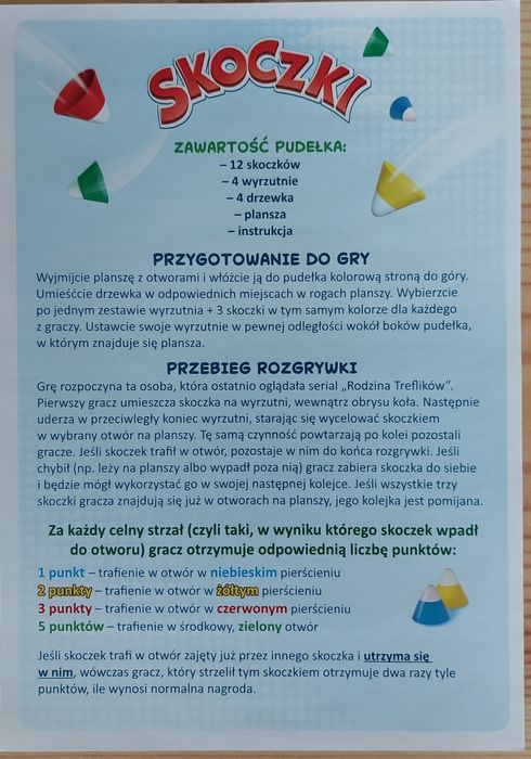 Sprzedam grę Skoczki - rodzina Treflików