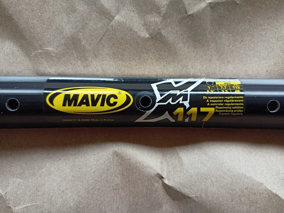 Obręcz koła rowerowego Mavic XM 117, 26 cali, 32 otwory