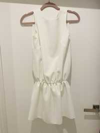 Zara sukienka biała kombinezon S/M