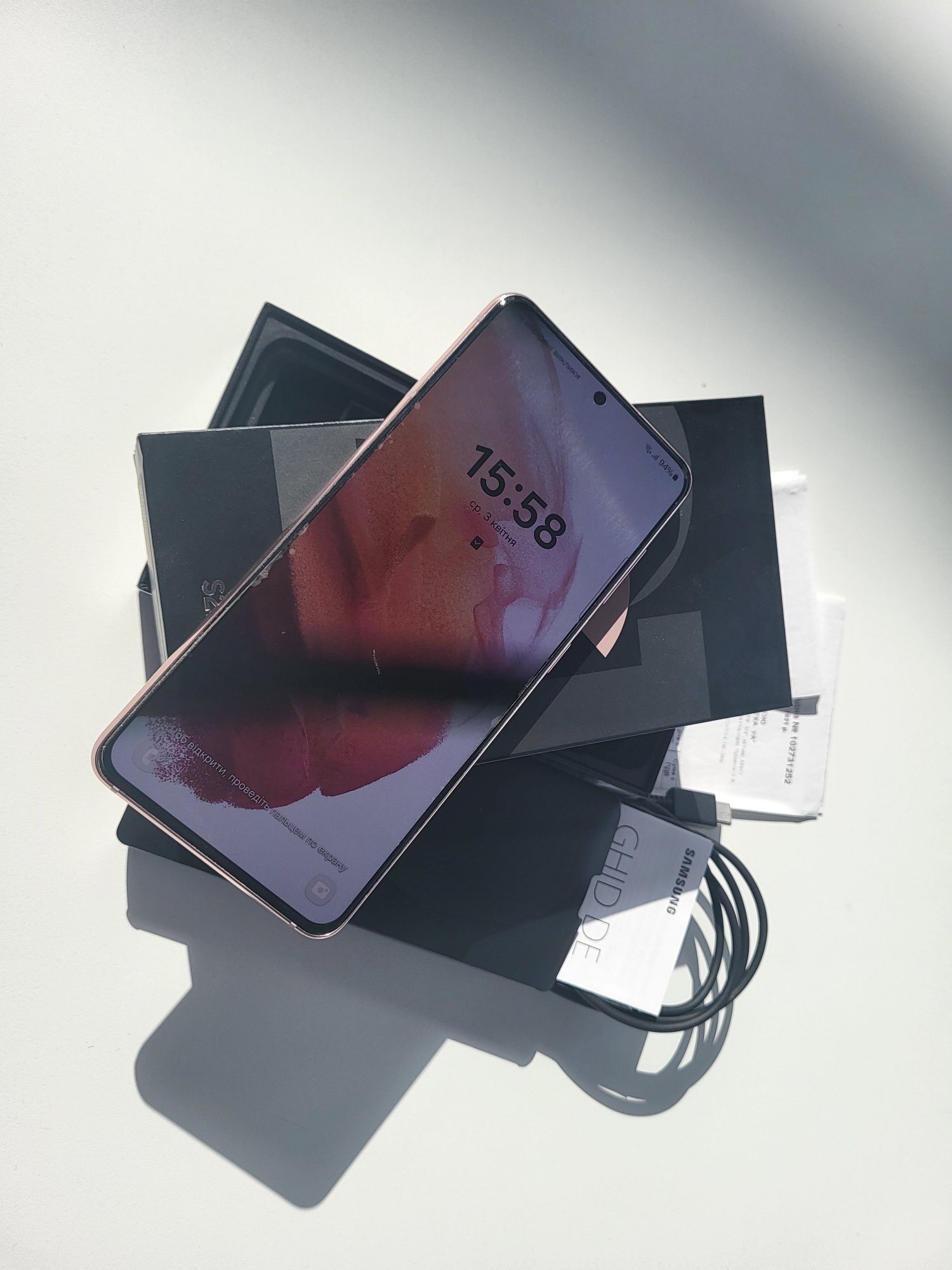 Мобільний телефон Samsung Galaxy S21 8/128 GB Phantom Pink ІДЕАЛ