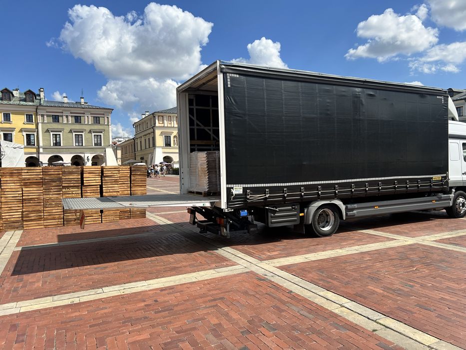 Transport rzeczy, maszyn, przeprowadzki winda