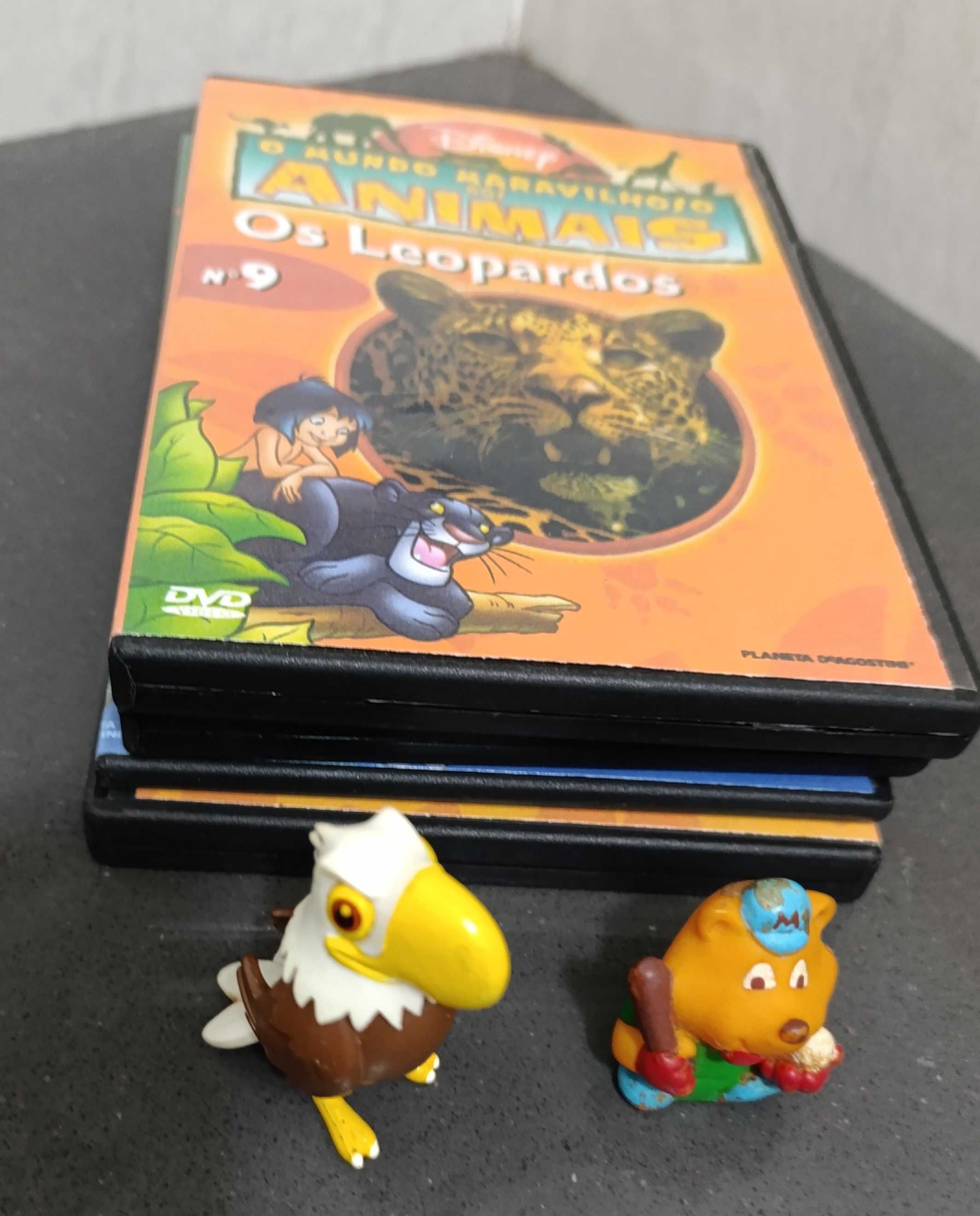Bonecos Animais 2 peças - Medidas aprox. 7 cm + Oferta 4 DVD da Disney